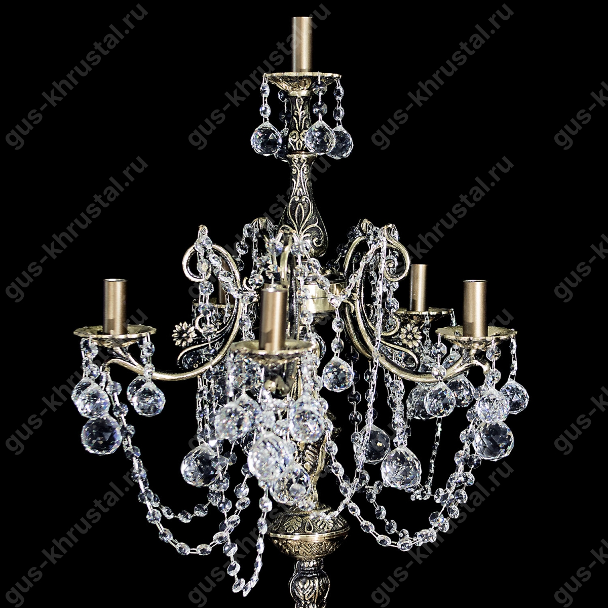Торшер Бронзовый 02
